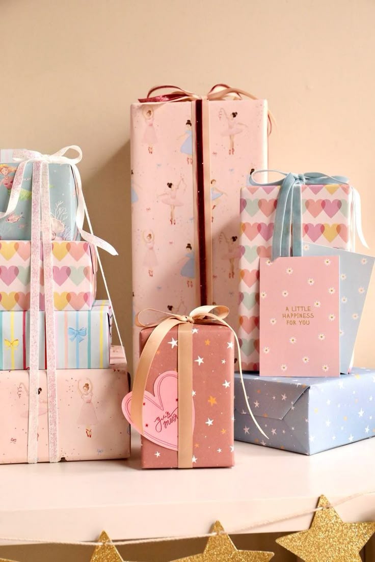 A beautifully wrapped gift package
